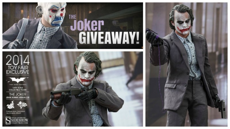 Sideshow Collectibles Joker Bank Robber v2 Giveaway