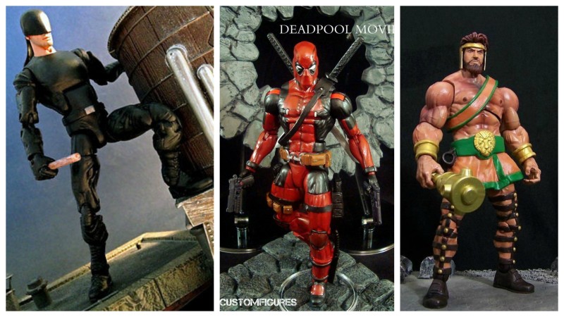 Border Patrol - Marvel Legends Daredevil (Netflix), Deadpool (movie), and Hercules