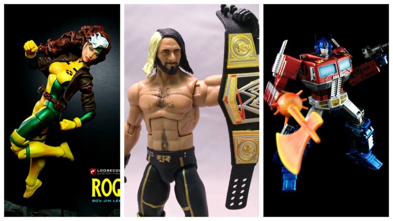 Border Patrol - Marvel Legends Rogue, WWE Seth Rollins, Transformers Optimus Prime