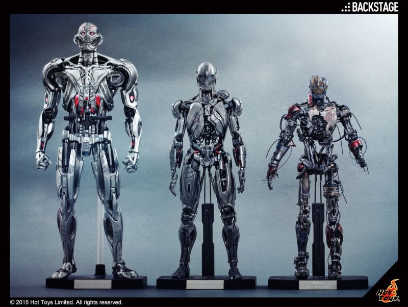 Hot Toys Avengers Age of Ultron - Ultron Prime, Ultron Sentry, and Ultron Mark I