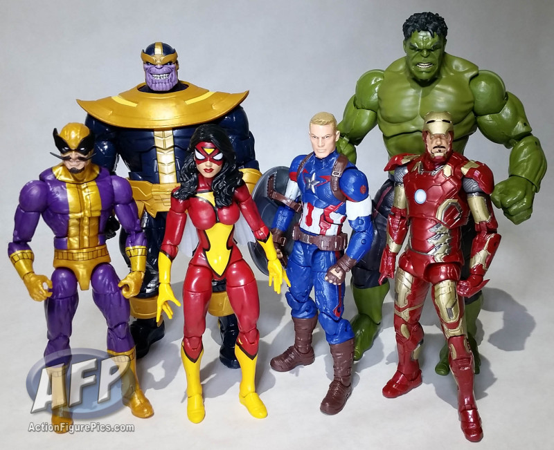 Marvel Legends Thanos wave group shot (7 of 8)