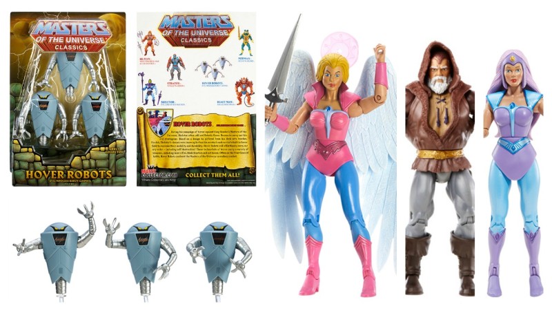 Mattycollector April sale - Hover Robots, Angella, Eldor, and Glimmer