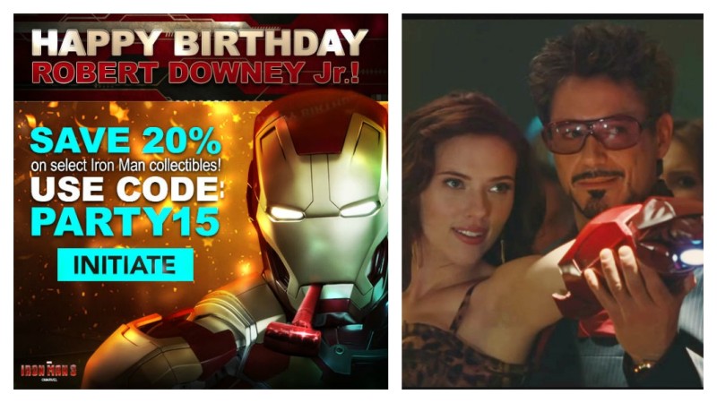Sideshow 20 percent off Iron Man - PARTY15