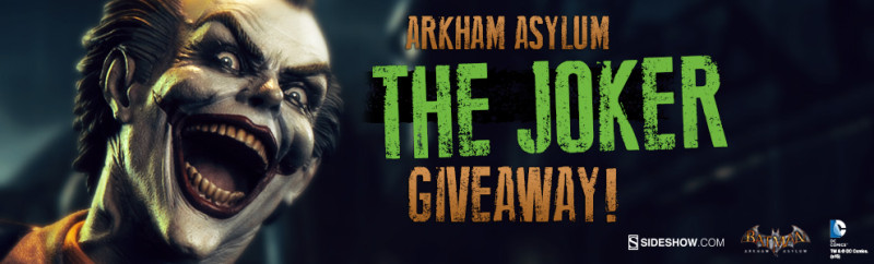 Sideshow Collectibles Arkham Asylum Joker Premium Format Figure Giveaway