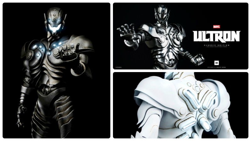 3A Toys Marvel Ultron - classic, stealth, and ghost