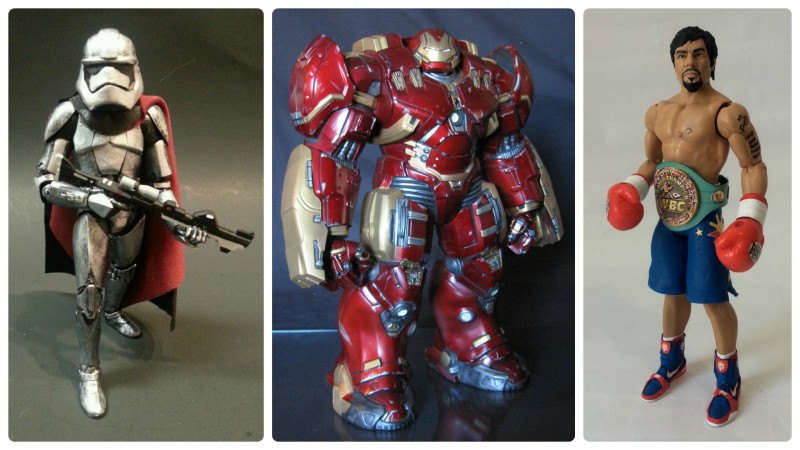 Border Patrol - Chrome Trooper, Hulkbuster Iron Man, Manny Pacquiao