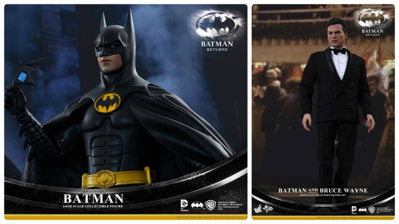 Hot Toys Batman Returns Batman and Bruce Wayne