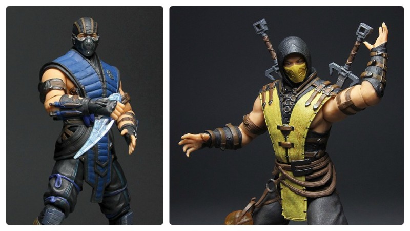 Mezco Mortal Kombat X 12-inch Sub-Zero and Scorpion