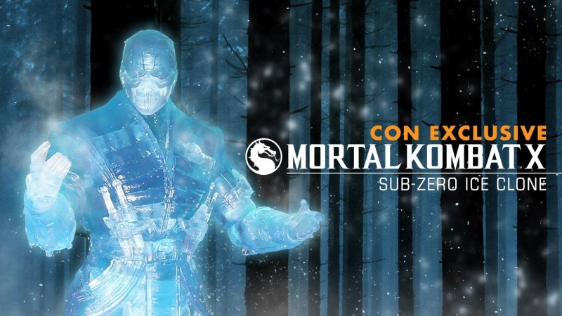 Mezco Mortal Kombat X Sub-Zero Ice Clone exclusive 1