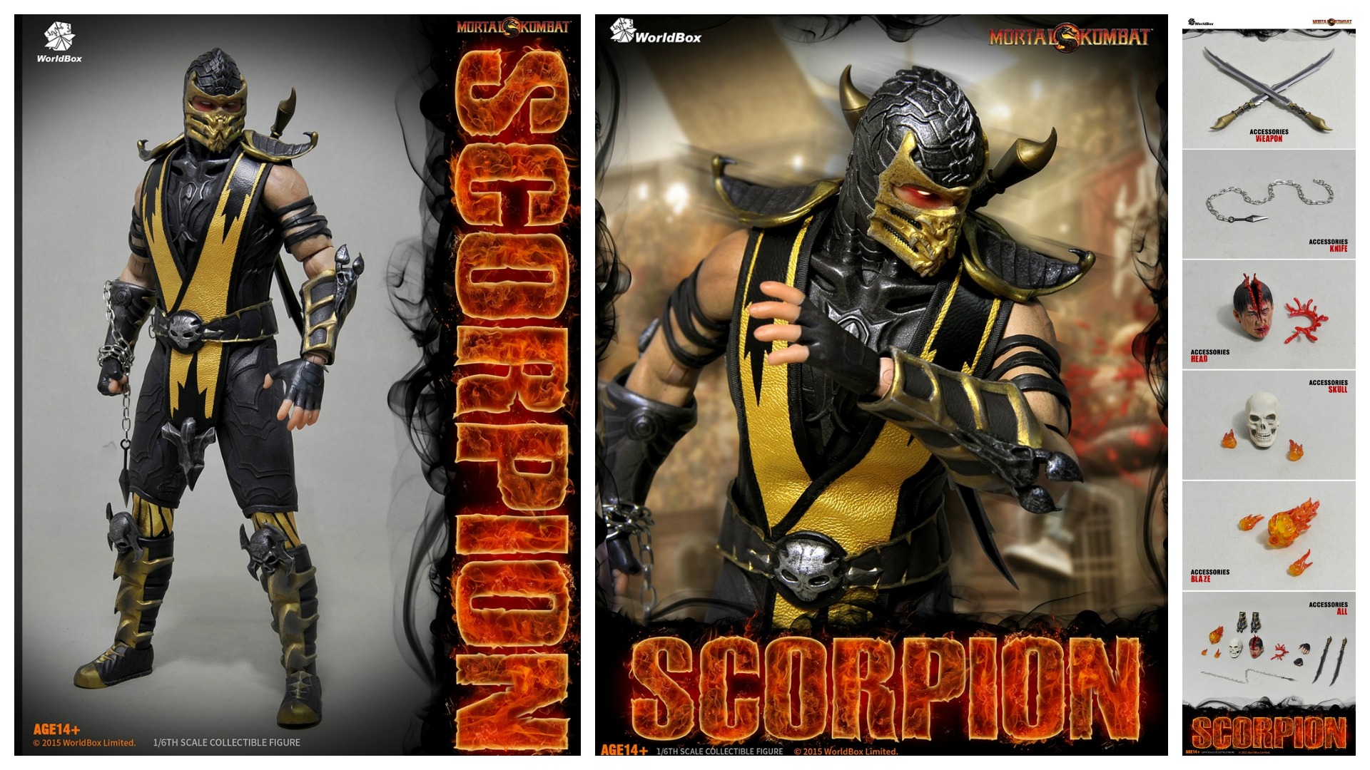 toy scorpion mortal kombat 6 inch action access