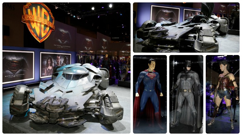 Batman v Superman Dawn of Justice Batmobile and Costumes