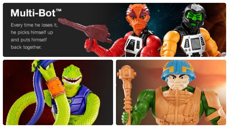 Matycollector June sale - Multi-Bot, Sssqueeze, Man-at-Arms