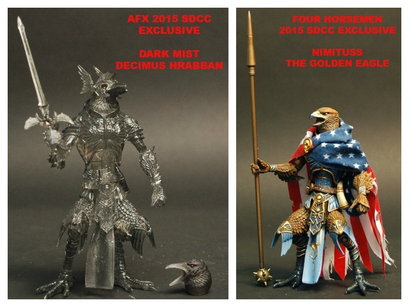 SDCC 2015 Four Horsemen AFX exclusive Ravens