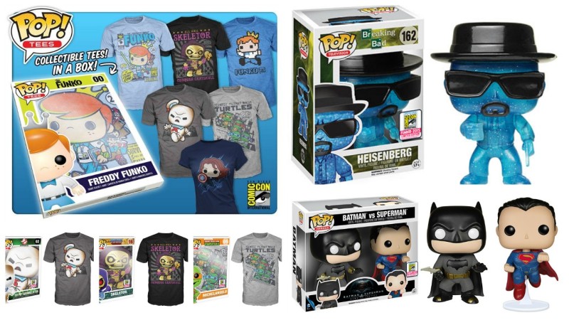 SDCC 2015 Funko Exclusives Reveals Bonus plus Tees