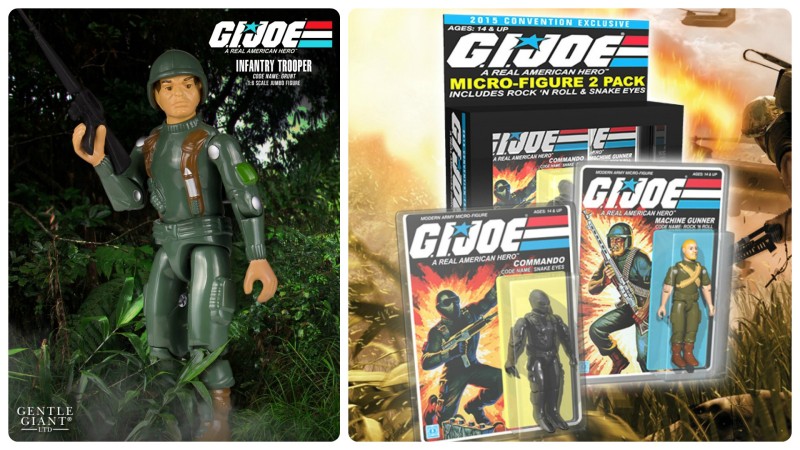 SDCC 2015 Gentle Giant G.I. JOE Jumbo and Micro exclusives