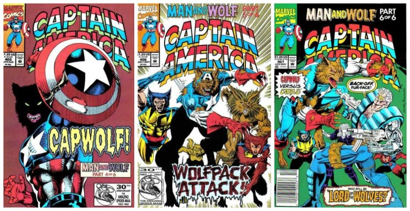 Captain America - Man and Wolf
