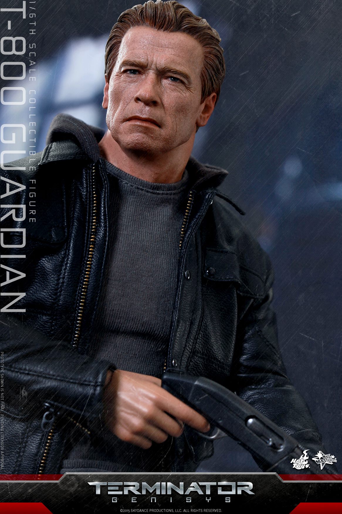 1/6 Arnold Schwarzenegger Head OLD Terminator Genisy T800 for Hot Toys phicen US 