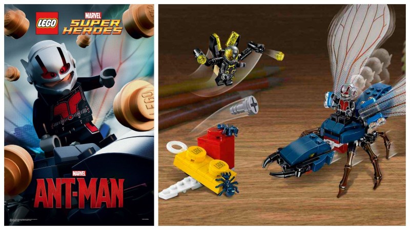 LEGO Ant-Man poster and Final Battle set