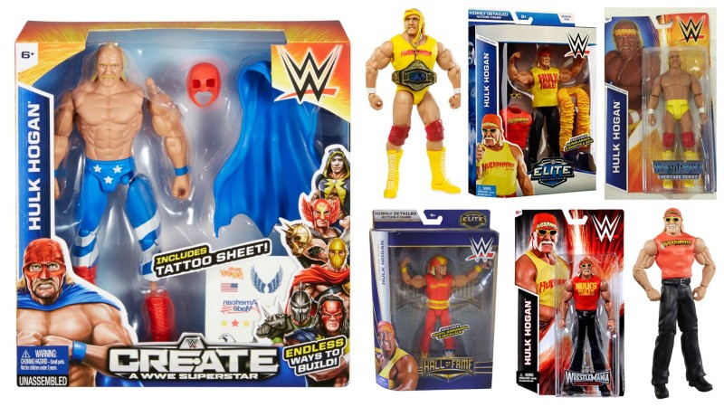 Mattel WWE Hulk Hogan figures still in stores