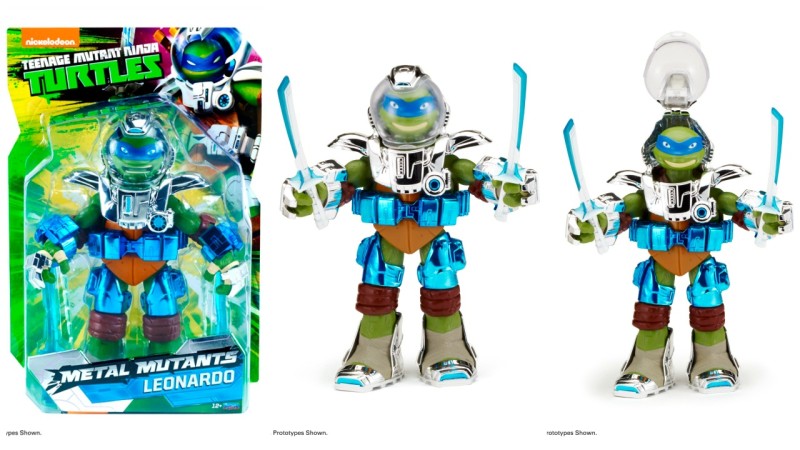 SDCC 2015 Playmates Teenage Mutant Ninja Turtles Metal Mutants Leonardo