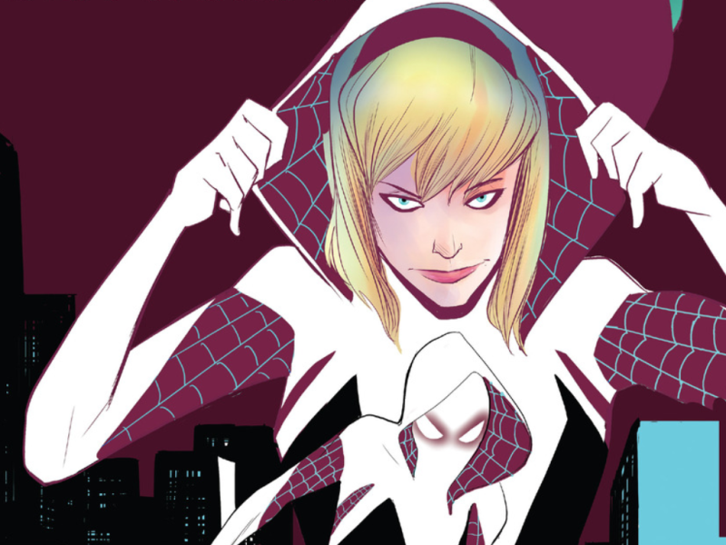 Spider-Gwen unmasked