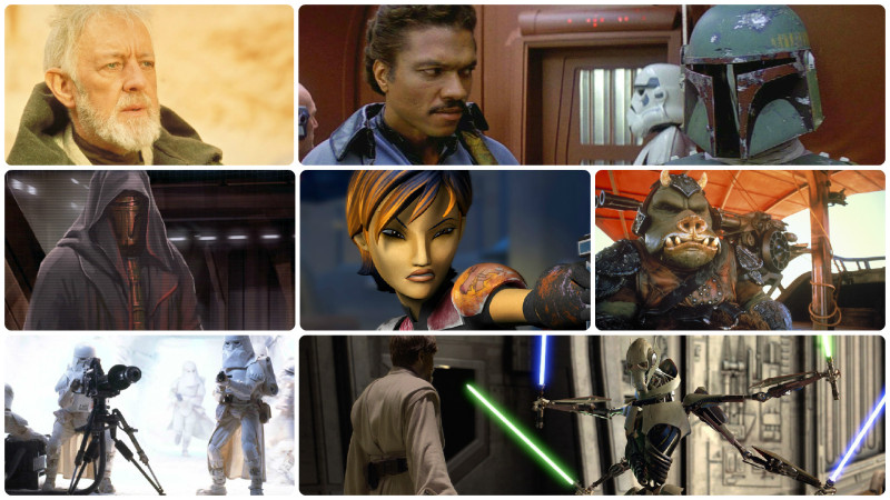 Star Wars Black Series Fans Choice Poll finalists