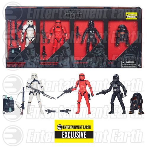 Star Wars The Black Series Imperial Forces 6-Inch Action Figures - Entertainment Earth Exclusive - Free Shipping