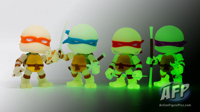 The Loyal Subjects - Teenage Mutant Ninja Turtles Action Vinyls - Radioactive exclusive 1